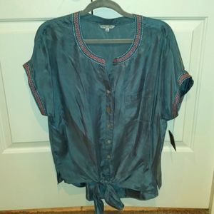 John Mark short sleeve blouse